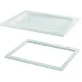 Produktbild: BetteUltra Rechteck-Duschwanne mit Minimum-Wannenträger, 1400x1000x35mm, 5838-000T1, Farbe: Weiß
