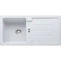 Produktbild: Franke Spüle STRATA STG 614 Glacier mit Stopfenventil / Ausschnittsmaß: 840 x...