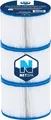Produktbild: NetSpa Filterkartusche Microbanfilter Poolfilter antibakteriell 10,5x8cm 3er-Set