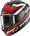 Produktbild: Shark D-Skwal 3 Firstlap Helm, schwarz/weiß/rot/grün, L (59/60)