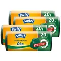 Produktbild: 4x Swirl Öko Müllbeutel 20L ( 18 stk./ Rolle ) mit Zugband