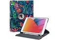Produktbild: Fintie Tablet-Hülle für iPad 10.2 Zoll 9.Generation /8. Gen /7. Gen(Modell 2021/2020/2019), mit Pencil Halter - 360 Grad Rotierend Stand Case mit Auto Schlaf/Wach