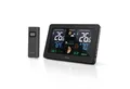 Produktbild: Hama Premium Wetterstation mit USB mit Powerbank-Funktion in Schwarz Wetterstation