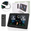 Produktbild: Wetterstation mit USB Ladefunktion, DCF-Uhr, Farbdisplay