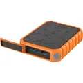 Produktbild: Xtorm Power Bank Rugged 10.000, USB-C-Power-Delivery, 2x USB-Anschlüsse, Quick Charge 3.0, Wasserdicht IP65 inkl. Taschenlampe, Schwarz/Orange, 10... - Schwarz/Orange