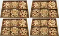 Produktbild: Geschenkestadl Christbaumschmuck Stroh Weihnachtsanhänger, Strohsterne viele Motive, Größe, Menge (90-tlg)