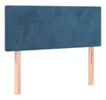 Produktbild: vidaXL Bett Kopfteil Dunkelblau 80x5x78/88 cm Samt (1-tlg)