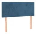Produktbild: vidaXL Kopfteil, Bett Kopfteil Dunkelblau 80x5x78/88 cm Samt