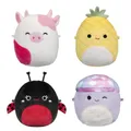 Produktbild: Mini-Squishmallows 4er-Pack Plüschfiguren 6,5cm Minya, Caedyn, Trudy, Maui OVP