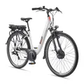 Produktbild: TELEFUNKEN E-Bike Damen 28 Zoll, Elektrofahrrad Frontmotor, 7-Gang Shimano Kettenschaltung, V-Bremsen - RC826 Multitalent
