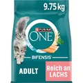Produktbild: PURINA ONE Bifensis Trockenfutter mit Lachs für ausgewachsene Katzen, 9,75 kg