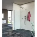 Produktbild: VIGOUR V3 Duschabtrennung freistehend 120 x 200 cm ESG-Glas klar PflegeCare, chrom matt