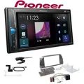 Produktbild: Pioneer DMH-A3300DAB 2-DIN Multimedia Autoradio Bluetooth DAB+ USB mit Einbauset für Alfa Romeo Giulietta silber