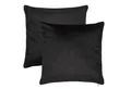 Produktbild: BARBONS Kissenbezug Stilvolle Kissenbezüge aus samtigem Stoff, Kissenhülle, (2 Stück), Schwarz