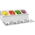 Produktbild: Gastronorm-Ständer mit 4 gn 1/6 Behältern Edelstahl Vidaxl 137610