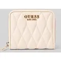 Produktbild: Guess Portemonnaie mit Label-Applikation Modell 'VALLA' in Offwhite, Größe 1