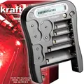 Produktbild: Kraftmax Batterietester V2 Professional - Universal Batterie und Akku Testgerät mit LCD Display und Knopfzellen Test - NEUSTE VERSION