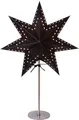 Produktbild: Star 233-52 A++ to E, Standstern Bobo Papier, E14, Schwarz, 34 x 14 x 51 cm