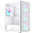 Produktbild: MONTECH PC-Gehäuse Midi-Tower, RGB, Tempered Glass X3 MESH WH