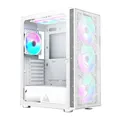 Produktbild: 4710562745214 Montech X3 Mesh Midi-Tower, RGB, Tempered Glass - weiß Montech
