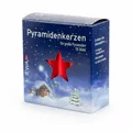 Produktbild: 18x Pyramidenkerzen rot 105mm für große Weihnachtspyramide Set Weihnachtskerzen