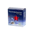 Produktbild: Pyramidenkerzen rot 17,2x105 mm PK18/100 Kerzen für Weihnachtspyramide groß