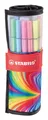 Produktbild: Premium-Filzstift - STABILO Pen 68 - 25er Rollerset ARTY Edition - mit 25...