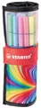 Produktbild: STABILO Fasermaler Pen 68 25er Rollerset ARTY Edition