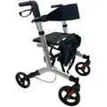 Produktbild: abc HOME | Rollator Leichtgewicht 7,3kg Alu | Ankipphilfe | klappbar, bis 130 kg - Silber