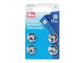 Produktbild: Prym 341253 Annäh-Druckknöpfe Messing Ø 17mm silberfarbig - 4 Stück