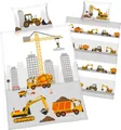 Produktbild: Baby Best Babybettwäsche Baustelle, Flanell, mit niedlichem Baustellen Motiv