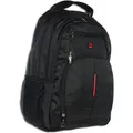 Produktbild: Travel N Meet Polyester Rucksack Damen Herren Sporttasche schwarz 33x20x47 ORD4202S - Schwarz