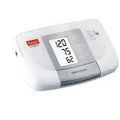 Produktbild: boso Oberarm-Blutdruckmessgerät Boso Medicus präzises Blutdruckmessgerät für genaue Messungen, Manuelle Druckvorwahl, Messbereich bis 280 mm Hg, Abschaltautomatik, Vollautomatische Messung, Komfortable Einknopf-Bedienung weiß