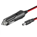 Produktbild: H37 KFZ Auto Adapter 12V DC Stecker 5A 5,5X2,1mm Zigarettenanzünder Kabel 120cm