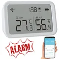 Produktbild: 3in1-WLAN-Sensor für Temperatur, Luftfeuchtigkeit und Helligkeit, App