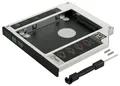 Produktbild: Poppstar Festplatten-Einbaurahmen Notebook Laufwerksrahmen/Laufwerksschacht für SSD/HDD, Höhe 12,7mm - Laufwerk Caddy für 2,5