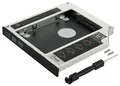 Produktbild: 12,7mm Notebook Laufwerksrahmen/Laufwerksschacht für SSD/HDD (7 - 12,5mm), Caddy