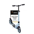 Produktbild: Six Degrees Aluminium Scooter mit Klappmechanismus u. Ständer, 205mm, höhenverstellbar, GS-geprüft, hellblau, TESTSIEGER
