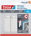 Produktbild: Tesa Powerstrips Klebenagel Tapeten Putz Deko Bilder 1kg Halteleistung 2er Pack