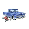 Produktbild: AMT 1/25 1960er Chevy Customs Fleetside Pick-up mit Go Kart