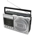 Produktbild: SOUNDMASTER Retro Radiokassettenrekorder RR20SI, UKW, Bluetooth, USB, silber