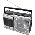 Produktbild: SOUNDMASTER Retro Radiokassettenrekorder RR20SI, UKW, Bluetooth, USB, silber - Silber