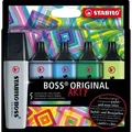 Produktbild: STABILO BOSS ORIGINAL ARTY kühle Farben, 5er Kartonetui