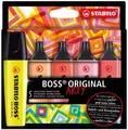 Produktbild: STABILO Textmarker BOSS ORIGINAL, 5er Kartonetui ARTY