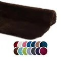 Produktbild: liebling Superior Badteppich mit Anti-Rutsch-Beschichtung, 100% Polyester (Mikrofaser), 70 x 120 cm, 30 Grad waschbar, Fußbodenheizung geeignet, Farbe: Dunkelbraun