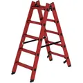Produktbild: MUNK GFK- Stufenstehleiter 2x5 Stufen