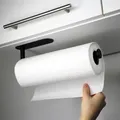 Produktbild: VonBueren Küchenrollenhalter ohne Bohren schwarz, Halter für Küchenrolle