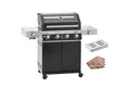 Produktbild: RÖSLE Gasgrill RÖSLE BBQ Gasgrill Videro G4-S Vario+ schwarz mit Räucherset