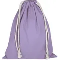 Produktbild: Zuziehbeutel - Baumwolle | OEKO-TEX 100 zertifiziert | 25x30cm | Jutebeutel | Einkaufstasche | unbedruckt, lavendel
