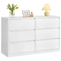 Produktbild: Kommode mit 6 Schubladen, Komodenschrank, Schubladenschrank, Wäschekommode, f...
